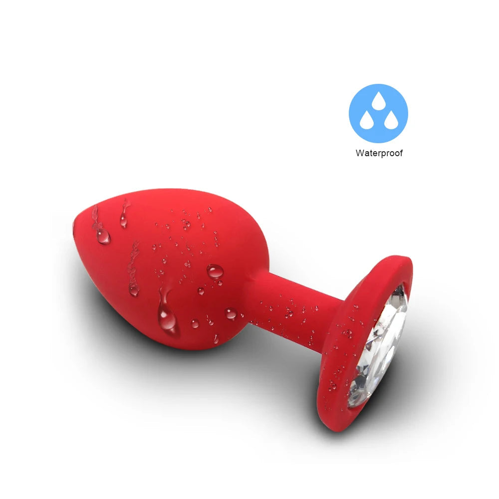 3 Size Silicone Butt Plug Anal Plug Unisex Sex Stopper Adult Toys for Men/Women Anal Trainer Prostate Massager Dildo for Couples EROCIT