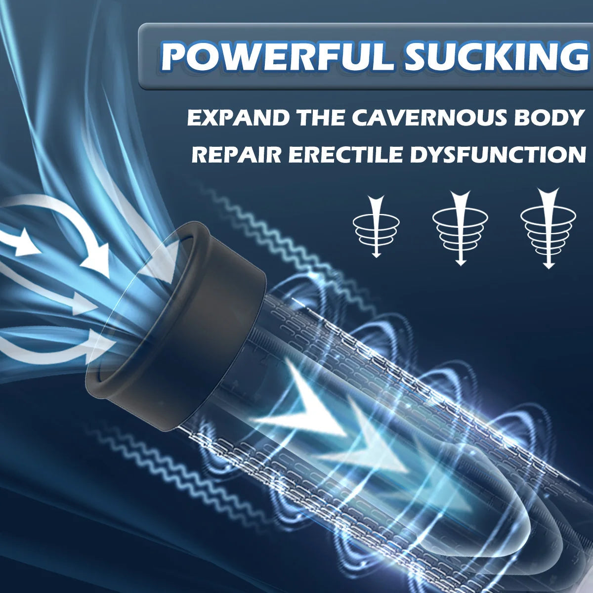 Electric Penis Pump Sex Toys for Men Penis Extension Automatic IPX7 Penis Water Pump Penis Enlargement Dick Erection Penis Train EROCIT