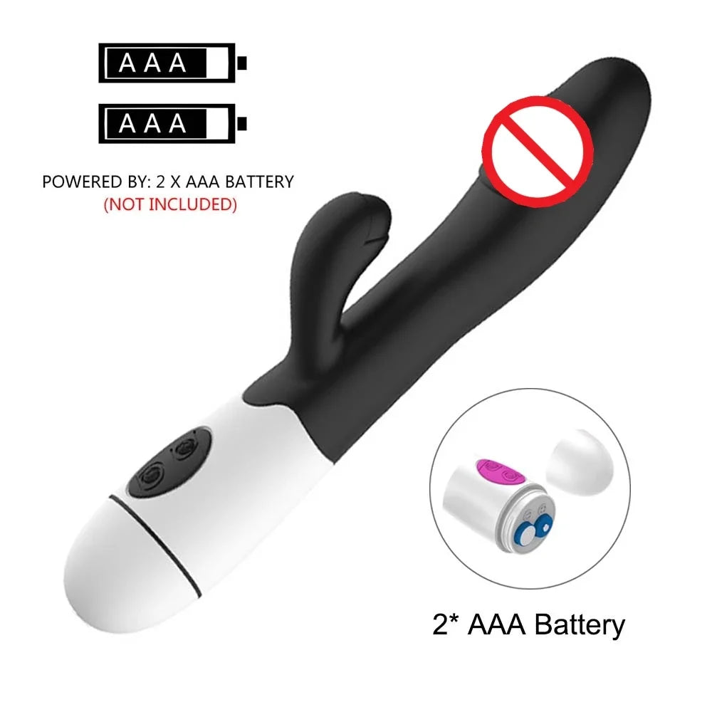Rabbit Vibrator Dildo Powerful Dual Vibration G Spot Clitoris Stimulation Masturbators Vaginal Massager Adult For Women Sex Toys EROCIT