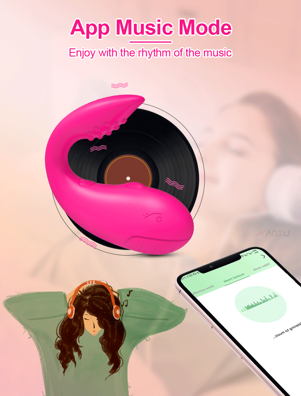 Wireless Bluetooth APP Vibrator for Women Remote Control Dildo G Spot Massager Wear Vibrating Egg Female Sex Toys for Adults 18 EROCIT
