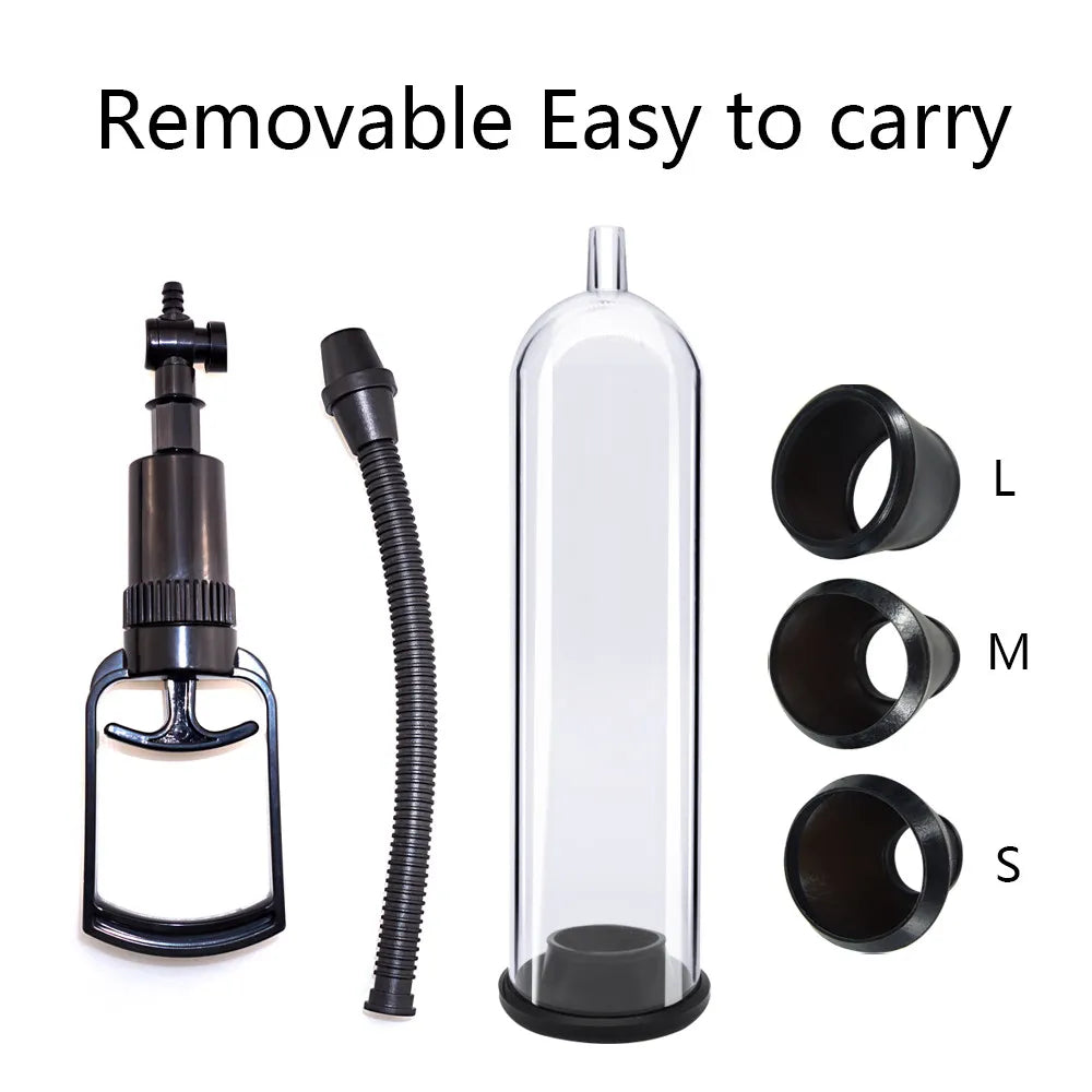 Powerful Penis Pump Extender Enhancement For Man Vacuum Big Dick Trainer Male Lasting Sex Toys EROCIT