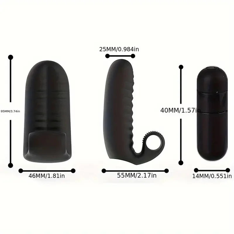 Finger Sleeve Vibrator G Spot Clit Massage Orgasm Massager penis Condom Stick Dildo Rabbit Vibrating Stick Sex Toy for Women EROCIT