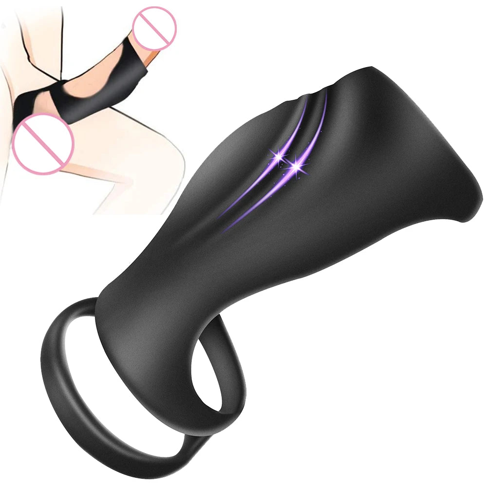 Silicone Penis Ring Lock Rings Sleeve Delay Ejaculation Men Cock Erection Enlargement Rings Reusable Cock Ring Semen Locked Ring EROCIT