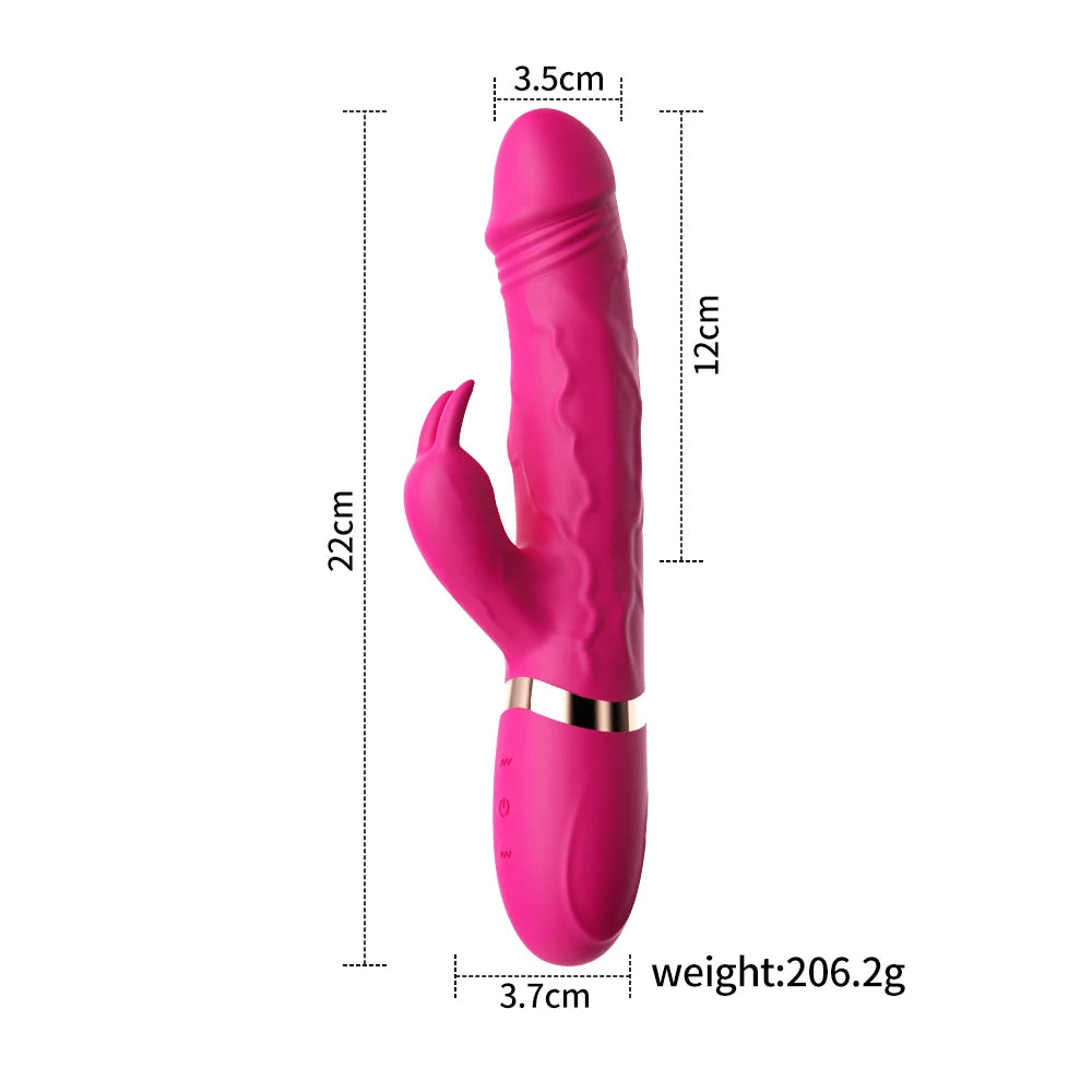 G-Spot Dildo Rabbit Vibrator 10 Speed Vibration Waterproof Vagina Clitoris Massager Sex Toys for Women EROCIT