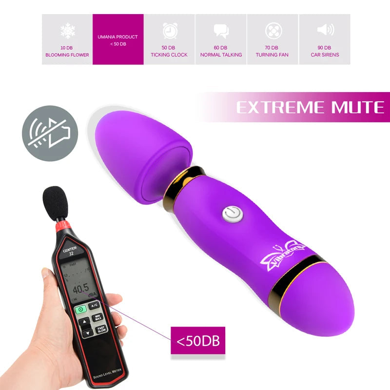 12 Speeds Vagina Vibrator AV Stick for Women Magic Wand Body Massager Female Masturbator G-Spot Sex Toy Shop Clitoris Stimulator EROCIT
