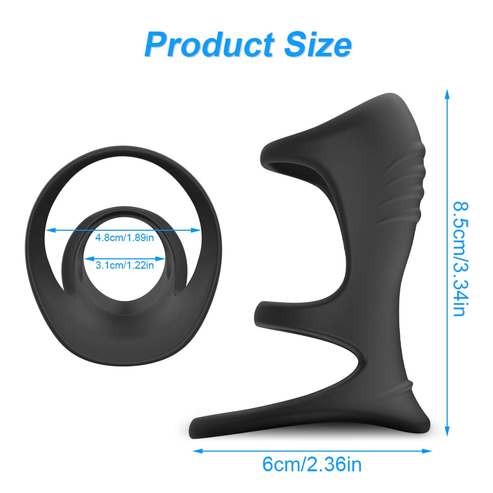 Male Cock Ring Silicone Penis Ring for Men Ejaculation Delay Semen Lock Ring Adult Supplies Male Masturbation Goods Sex Shop EROCIT
