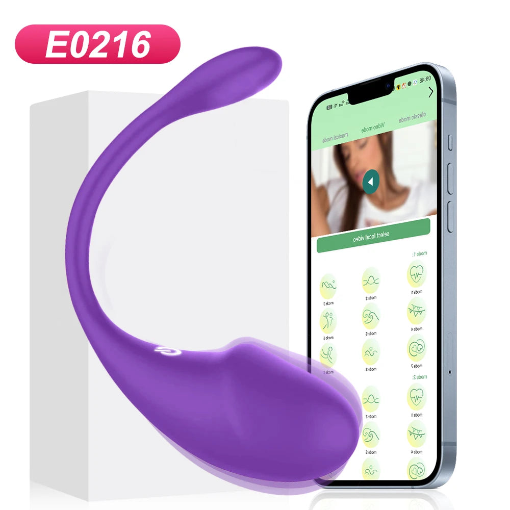 Wireless Vibration Love Egg Vibrator Vaginal G Spot Vibrating Stimulator Wearable Bluetooth APP Control Sex Toys For Adult Women EROCIT