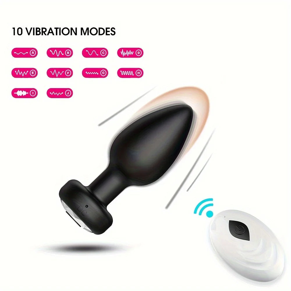 Anal Vibrator Wireless Remote Control Butt Plug Men Prostate Massager Female Vagina Masturbator for Adult Sex Toys Women Men Gay EROCIT