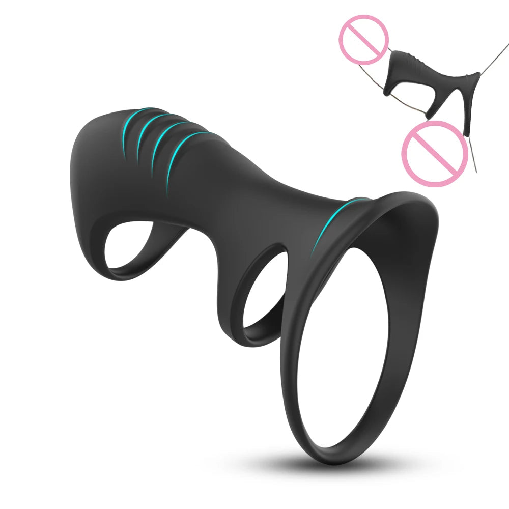 Male Cock Ring Silicone Penis Ring for Men Ejaculation Delay Semen Lock Ring Adult Supplies Male Masturbation Goods Sex Shop EROCIT