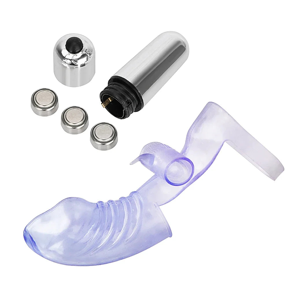 Finger Sleeve Vibrator G Spot Clit Massage Orgasm Massager penis Condom Stick Dildo Rabbit Vibrating Stick Sex Toy for Women EROCIT
