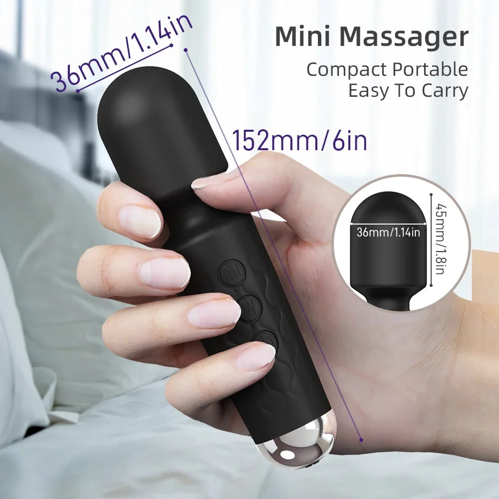 20 Speeds Powerful AV Vibrator for Women Nipple G spot Clitoris Stimulator Magic-Wand Dildo Female Masturbation Adult Sex Toys EROCIT
