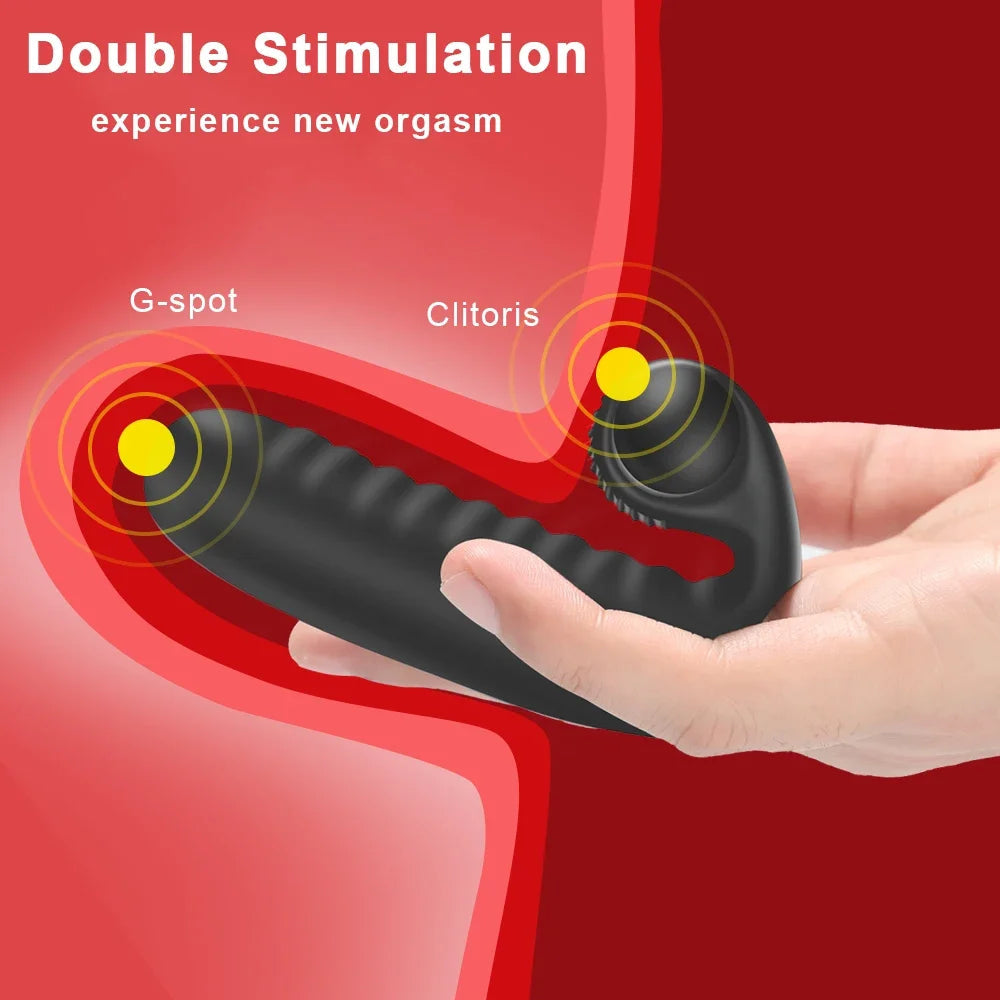 Finger Sleeve Vibrator G Spot Clit Massage Orgasm Massager penis Condom Stick Dildo Rabbit Vibrating Stick Sex Toy for Women EROCIT
