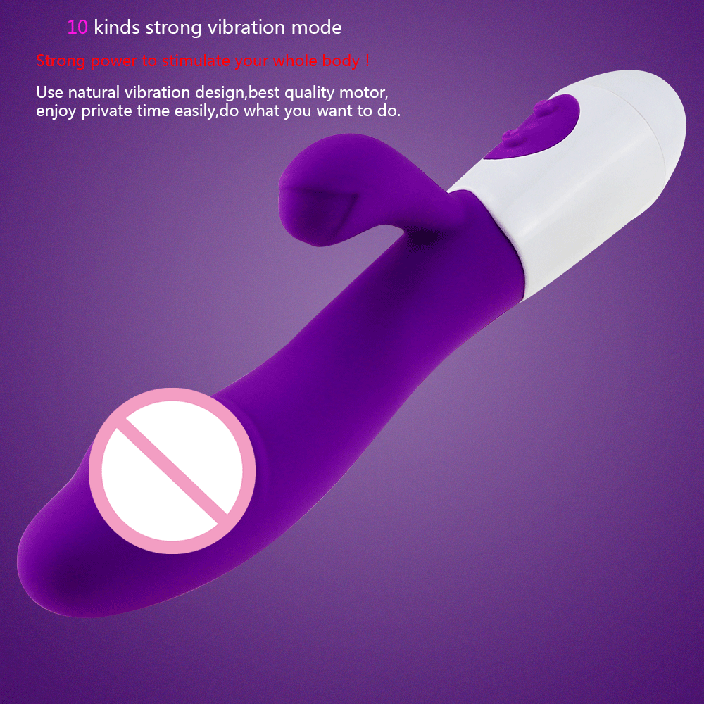 Rabbit Vibrator Sex Toys G Spot For Women Dildo Vibrators Vagina Clitori Massager Dual Vibration AV Stick Safe Sex Adult Product EROCIT