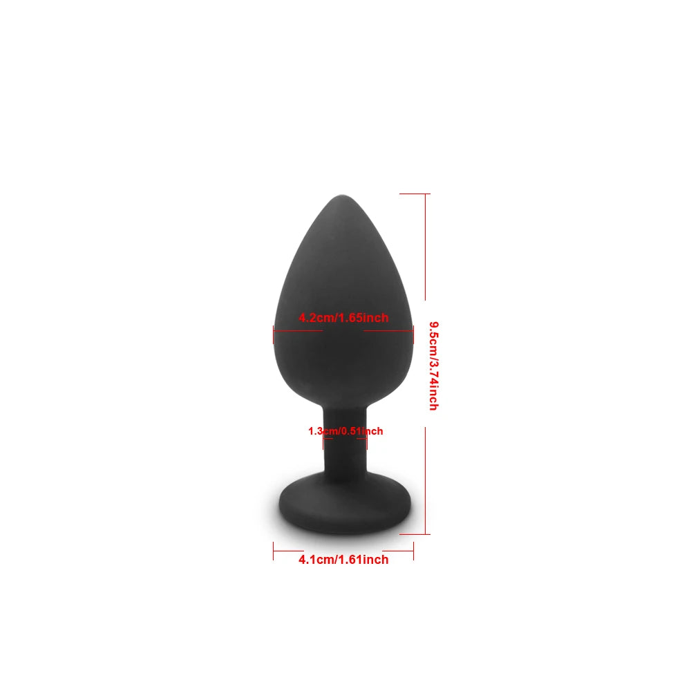 Soft Silicone Anal Butt Plug Men Prostate Massager Adult Gay Products Ass Stuffed Anal Trainer Unisex Sex Toys for Couples Adult EROCIT