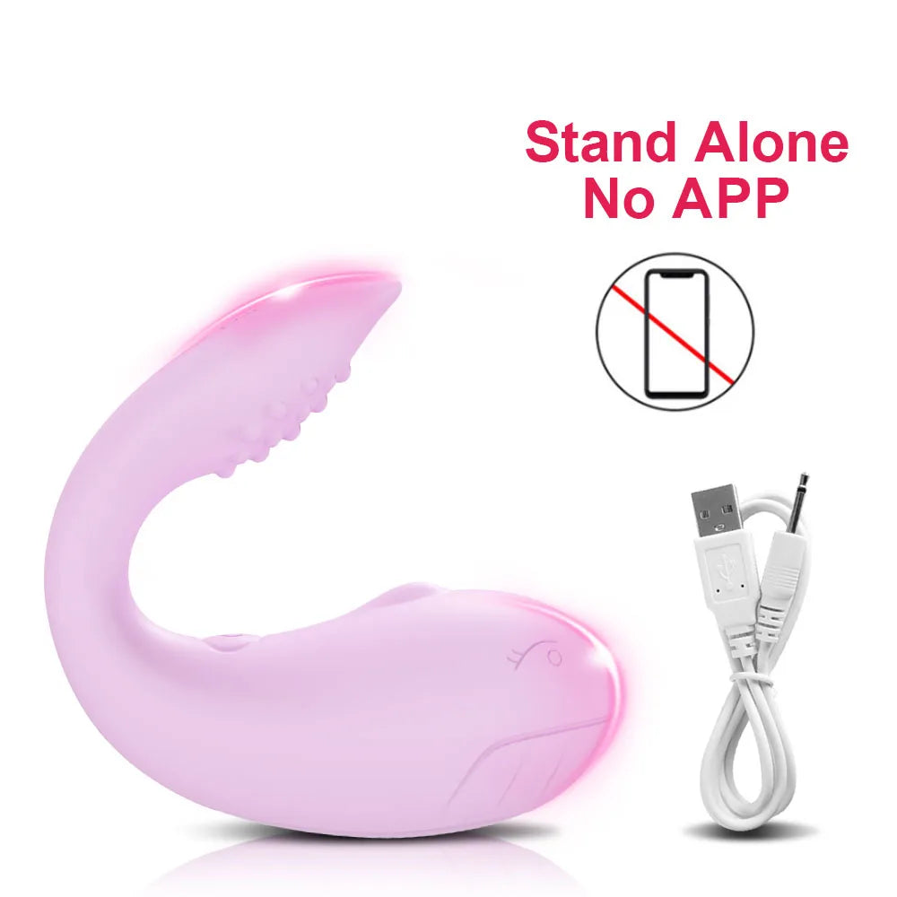Wireless Bluetooth APP Vibrator for Women Remote Control Dildo G Spot Massager Wear Vibrating Egg Female Sex Toys for Adults 18 EROCIT