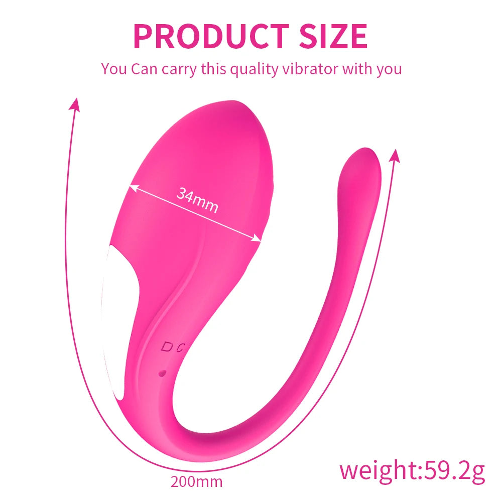 9 Speed APP Controlled Vaginal Vibrators G Spot Anal Vibrating Egg Massager Wearable Stimulator Adult Sex Toys for Women Couples EROCIT