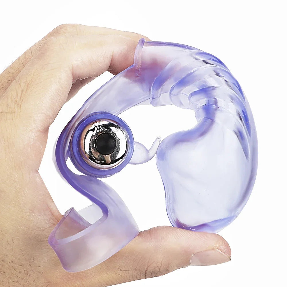 Finger Sleeve Vibrator G Spot Clit Massage Orgasm Massager penis Condom Stick Dildo Rabbit Vibrating Stick Sex Toy for Women EROCIT