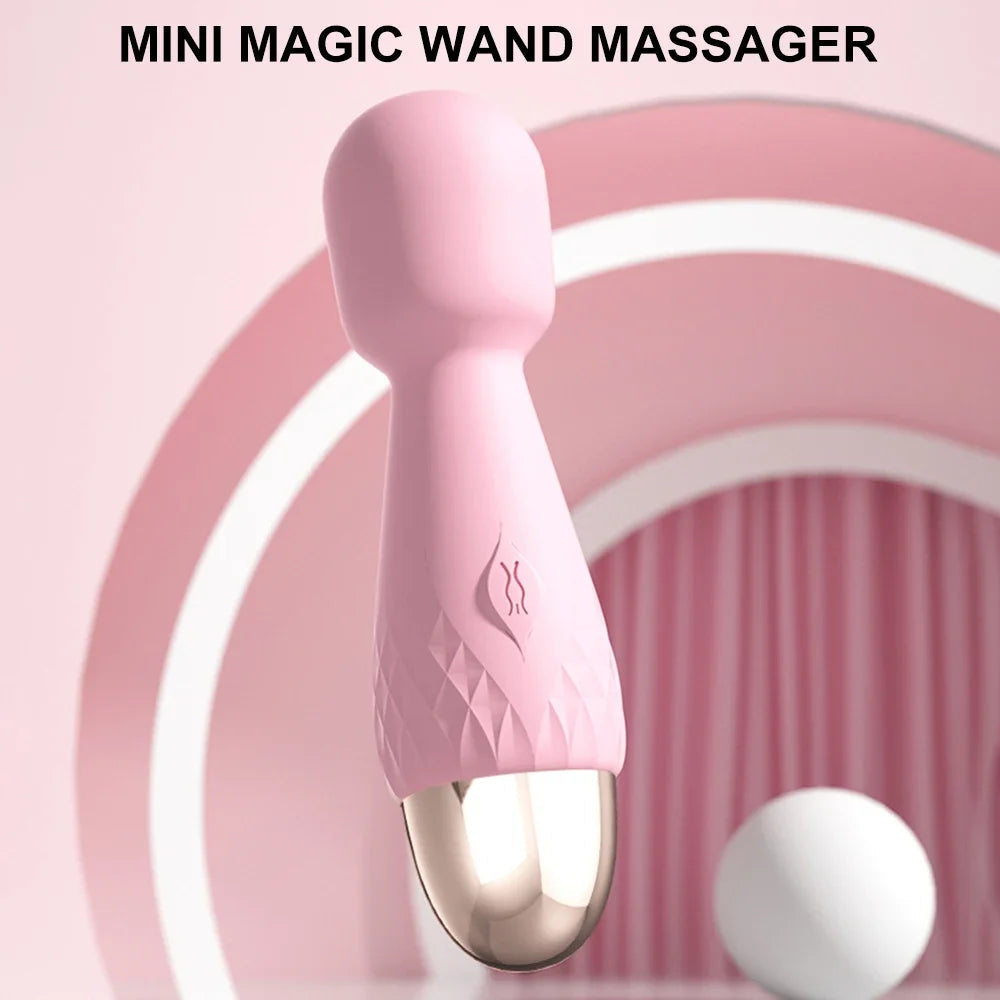 10 Modes Strong Vibration Mini Vibrator Magic Stick USB Charging Massager Clitoris G-Spot Vibrators Sex Toy For Women Adults 18 EROCIT