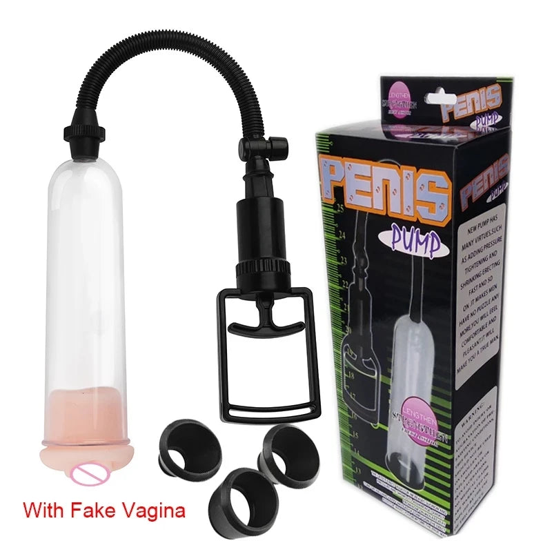 Powerful Penis Pump Extender Enhancement For Man Vacuum Big Dick Trainer Male Lasting Sex Toys EROCIT