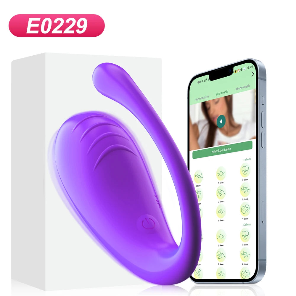 Wireless Vibration Love Egg Vibrator Vaginal G Spot Vibrating Stimulator Wearable Bluetooth APP Control Sex Toys For Adult Women EROCIT
