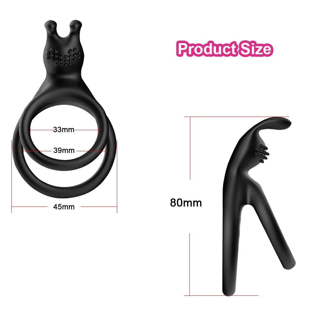 Male Cock Ring Silicone Penis Ring for Men Ejaculation Delay Semen Lock Ring Adult Supplies Male Masturbation Goods Sex Shop EROCIT