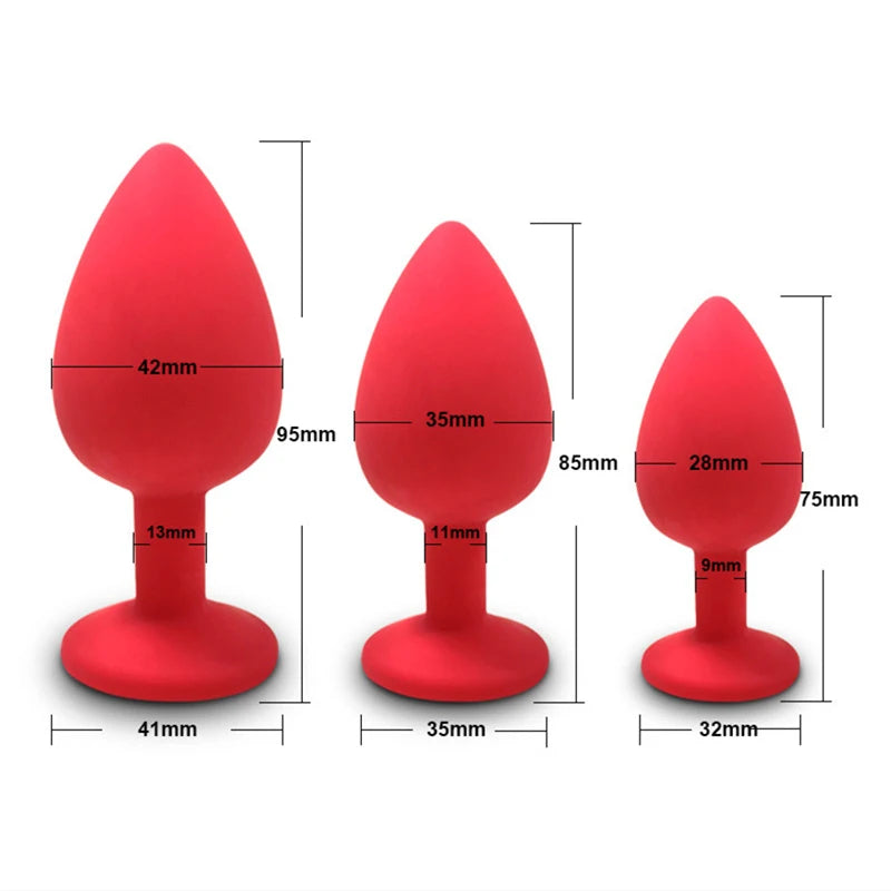 Soft Silicone Anal Butt Plug Men Prostate Massager Adult Gay Products Ass Stuffed Anal Trainer Unisex Sex Toys for Couples Goods EROCIT