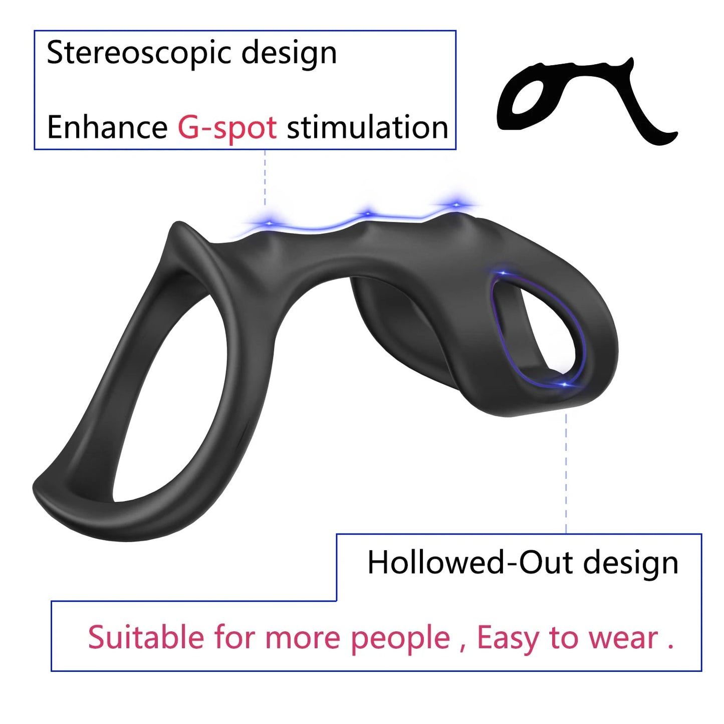 Cock Rings Silicone Ball Stretcher Delay Ejaculation TPE Penis Ring for Men Sex Toys Adjustable Semen Lock Ring SM Penis Sleeve EROCIT