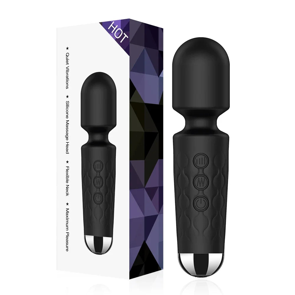 20 Speeds Powerful AV Vibrator for Women Nipple G spot Clitoris Stimulator Magic-Wand Dildo Female Masturbation Adult Sex Toys EROCIT
