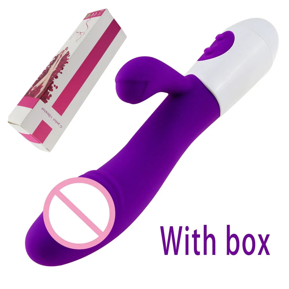 Rabbit Vibrator Sex Toys G Spot For Women Dildo Vibrators Vagina Clitori Massager Dual Vibration AV Stick Safe Sex Adult Product EROCIT