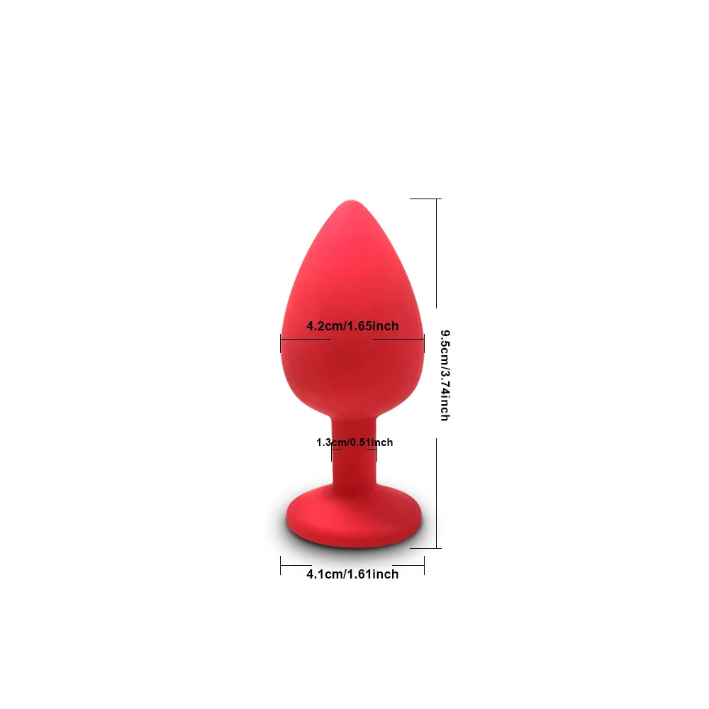 Soft Silicone Anal Butt Plug Men Prostate Massager Adult Gay Products Ass Stuffed Anal Trainer Unisex Sex Toys for Couples Adult EROCIT