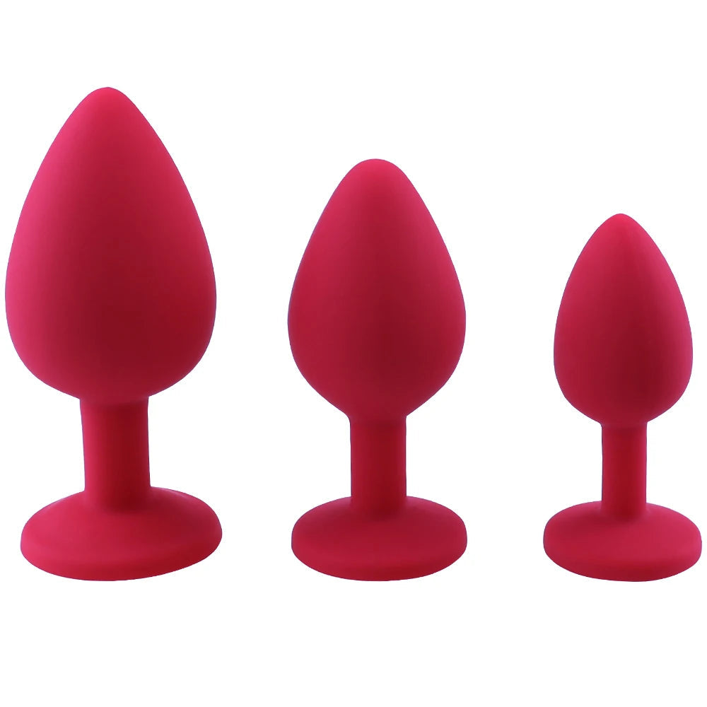 Soft Silicone Anal Butt Plug Men Prostate Massager Adult Gay Products Ass Stuffed Anal Trainer Unisex Sex Toys for Couples Goods EROCIT