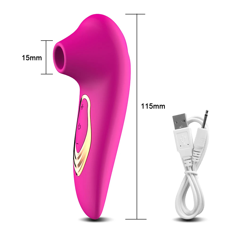 Powerful Sucker Vibrator for Female Clitoris Vagina Sucking Clit Nipple Oral Vacuum Stimulator Massager for Women Adults Sex Toy EROCIT