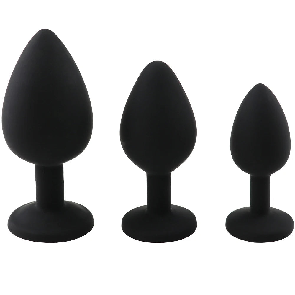 Soft Silicone Anal Butt Plug Men Prostate Massager Adult Gay Products Ass Stuffed Anal Trainer Unisex Sex Toys for Couples Goods EROCIT