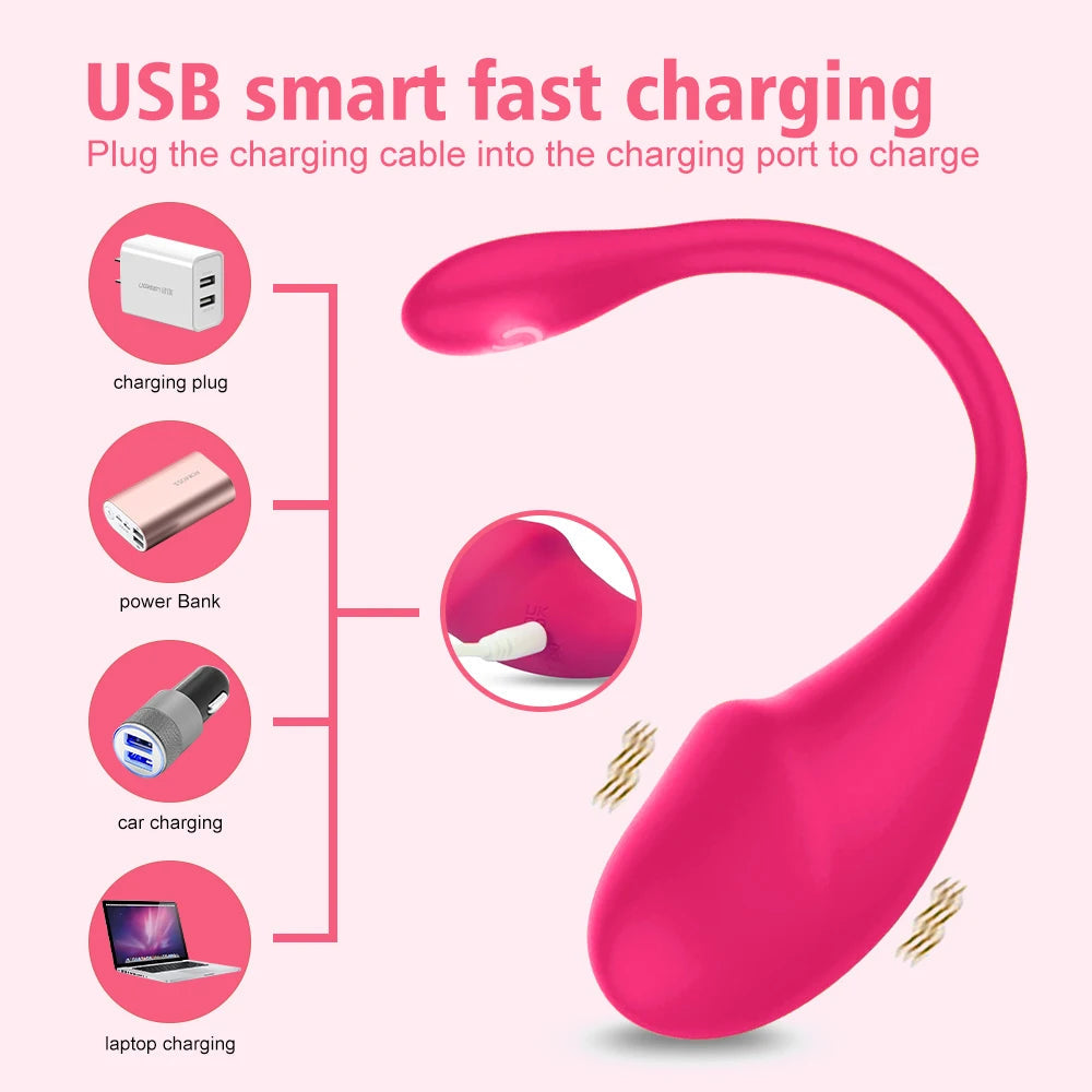 Wireless Vibration Love Egg Vibrator Vaginal G Spot Vibrating Stimulator Wearable Bluetooth APP Control Sex Toys For Adult Women EROCIT