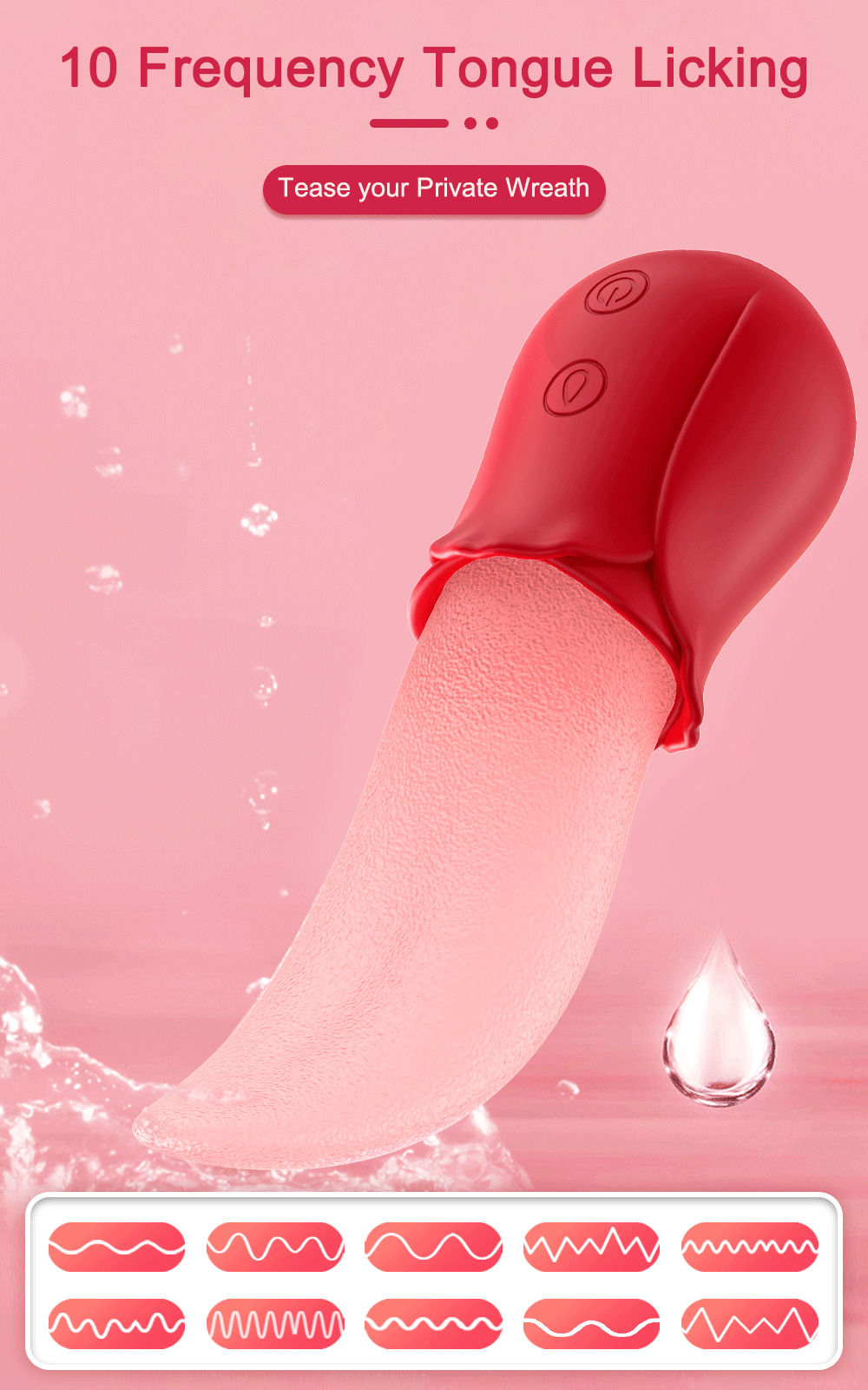 Sex Toys Vibrator Nipple Vagina Tongue Licking Stimulator Massager Masturbation Tools Women Sex Toys Vibration Adult Supplies EROCIT