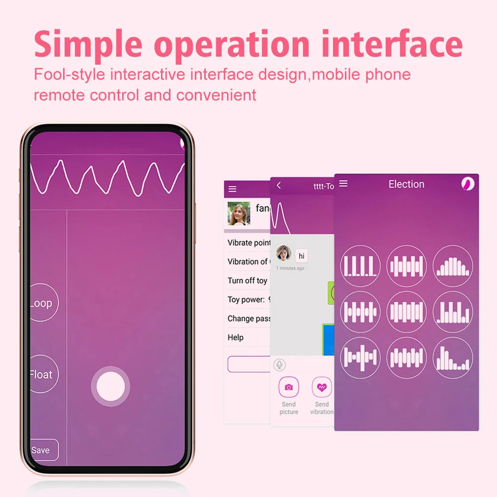 Wireless Vibration Love Egg Vibrator Vaginal G Spot Vibrating Stimulator Wearable Bluetooth APP Control Sex Toys For Adult Women EROCIT