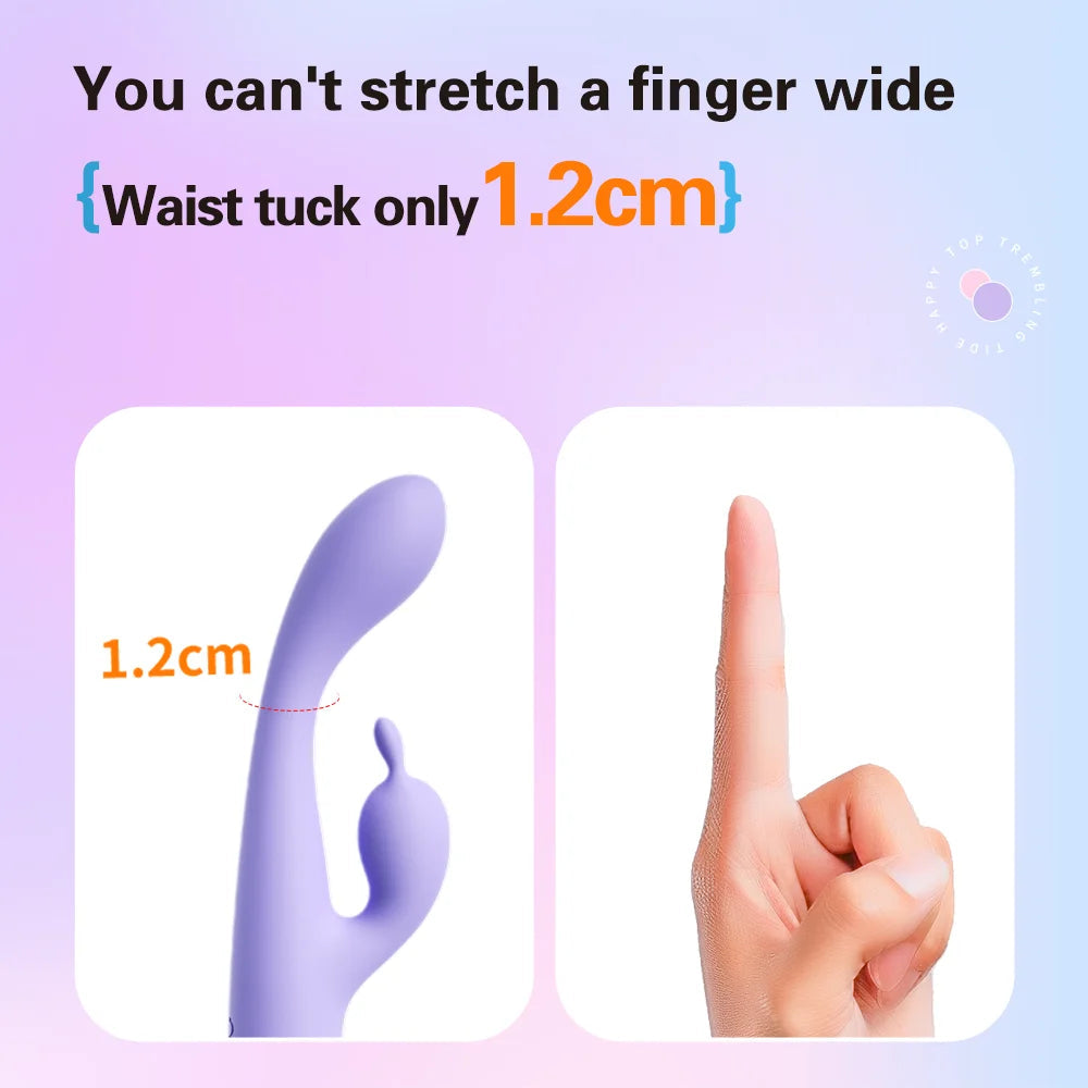 Powerful Double Head Rabbit Vibrators Vagina Clitoris Stimulator G-Spot Massager Sex Toys For Women Female Masturbator Sex Shop EROCIT