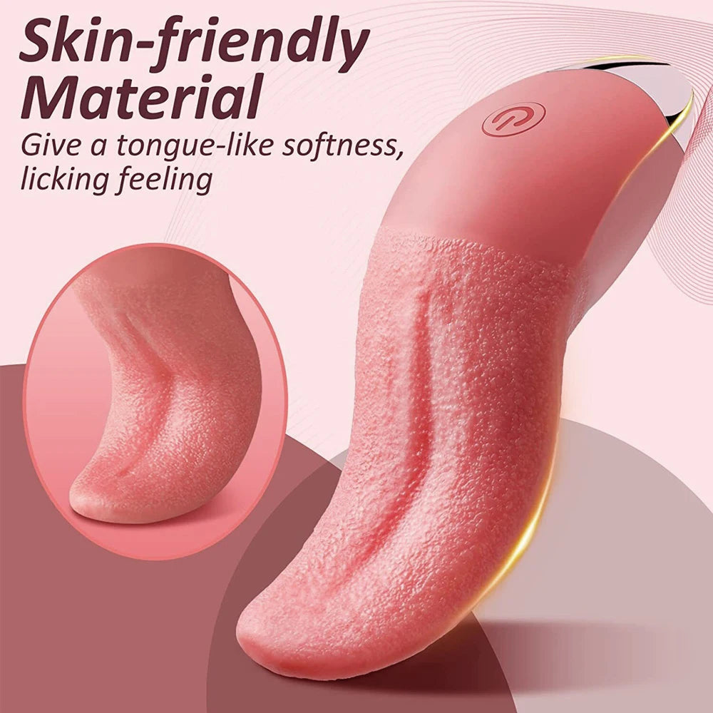 Sex Toys Vibrator Nipple Vagina Tongue Licking Stimulator Massager Masturbation Tools Women Sex Toys Vibration Adult Supplies EROCIT