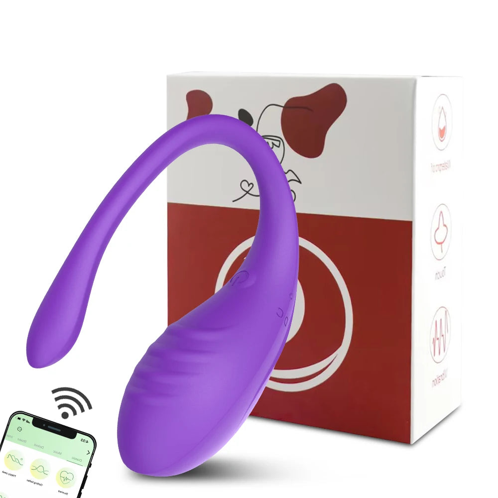 9 Speed APP Controlled Vaginal Vibrators G Spot Anal Vibrating Egg Massager Wearable Stimulator Adult Sex Toys for Women Couples EROCIT