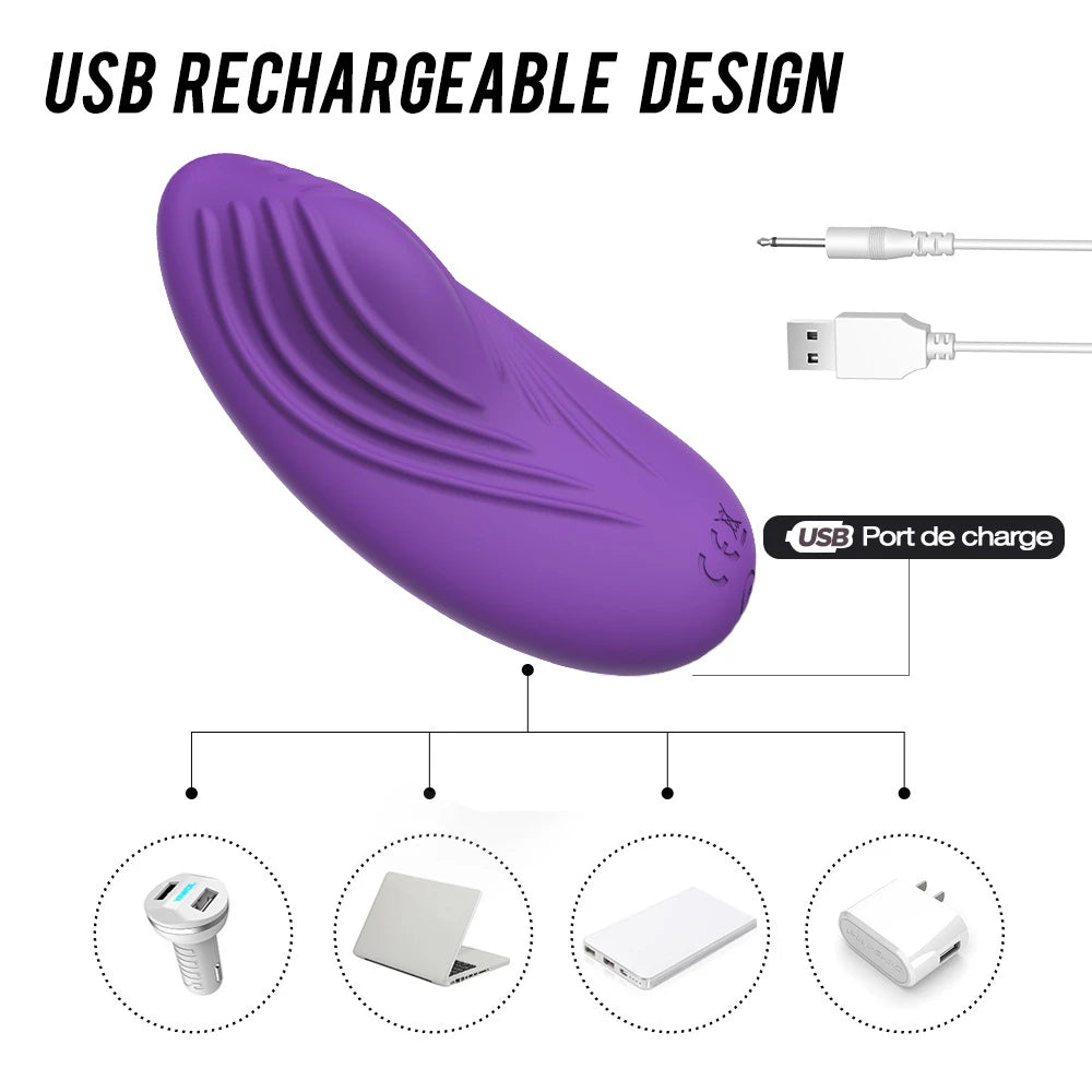 Butterfly Wearable Vibrator for Women Masturbator Wireless Remote Control Clitoris Vibrating Panties Orgasm Sex Toys for Couple EROCIT