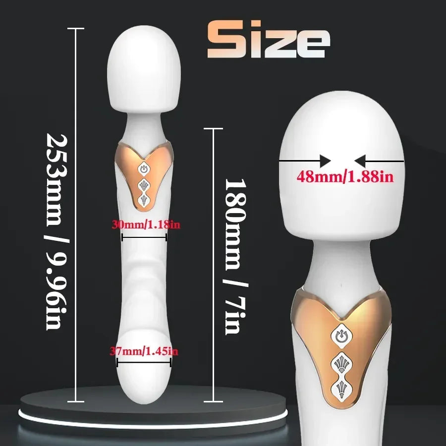 Powerful Vibrator Dildos Wand for Women 10 Modes Clitoris Stimulator G Spot Vagina Massager Adult Sex Toys for Woman EROCIT