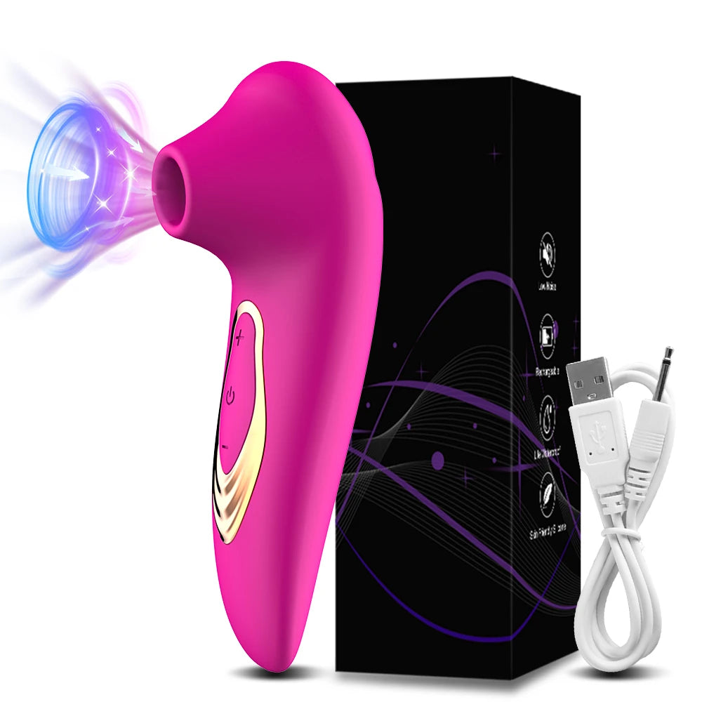 Sucker Clitoris Powerful Sucking Vibrator Female Clit Nipple Oral Vacuum Stimulator Massager Sex Toys Adults Goods for Women EROCIT