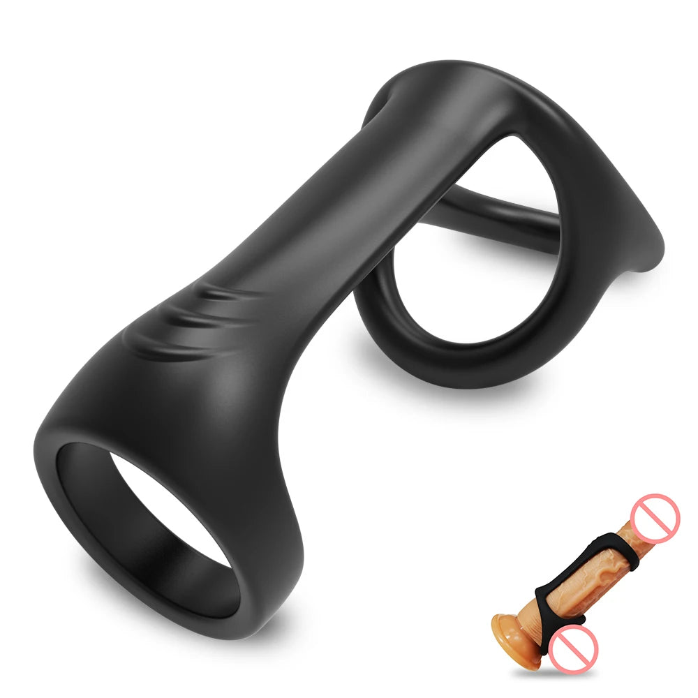 Male Cock Ring Silicone Penis Ring for Men Ejaculation Delay Semen Lock Ring Adult Supplies Male Masturbation Goods Sex Shop EROCIT