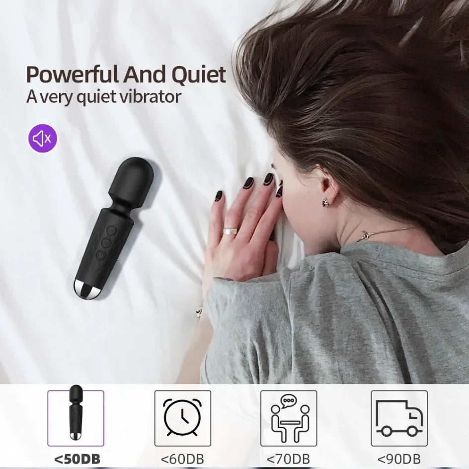 20 Speeds Powerful AV Vibrator for Women Nipple G spot Clitoris Stimulator Magic-Wand Dildo Female Masturbation Adult Sex Toys EROCIT