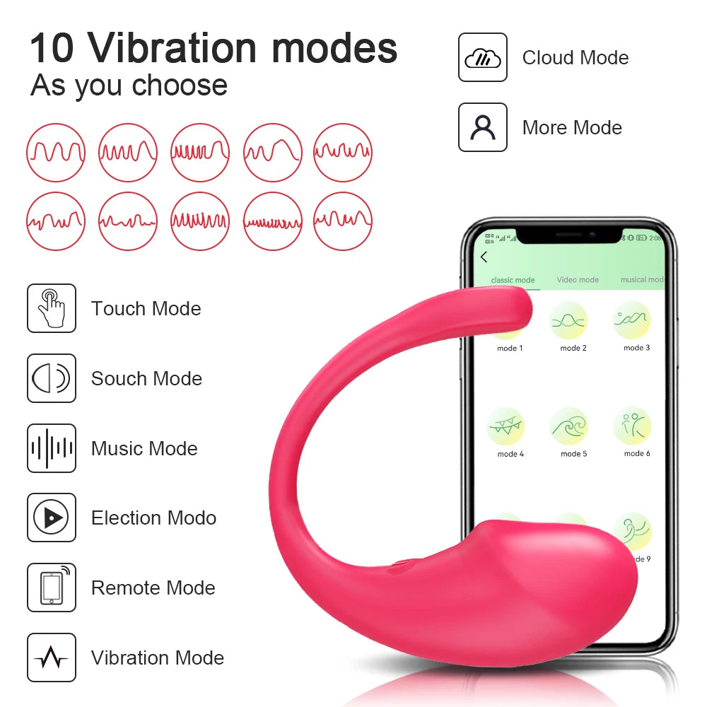 APP Control Clitoris Vibrator for Women Clitoral Stimulator Female G Spot Wearable Love Egg Vibrating Sex Toy Adult Supplies EROCIT