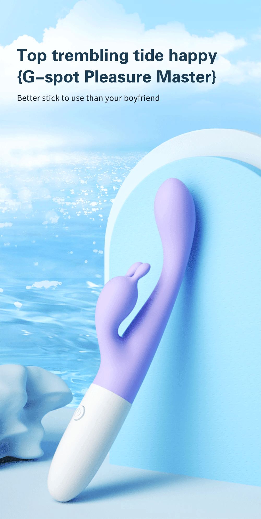 Powerful Double Head Rabbit Vibrators Vagina Clitoris Stimulator G-Spot Massager Sex Toys For Women Female Masturbator Sex Shop EROCIT