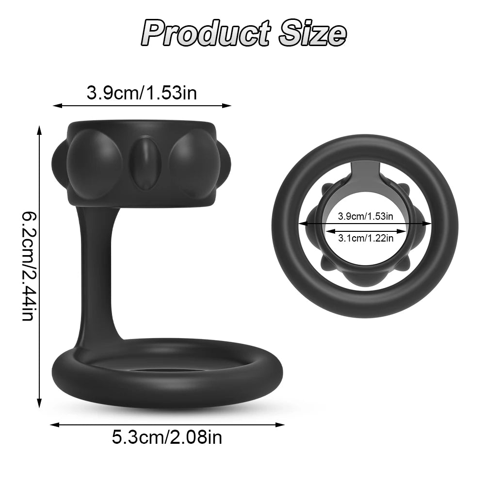 Male Cock Ring Silicone Penis Ring for Men Ejaculation Delay Semen Lock Ring Adult Supplies Male Masturbation Goods Sex Shop EROCIT