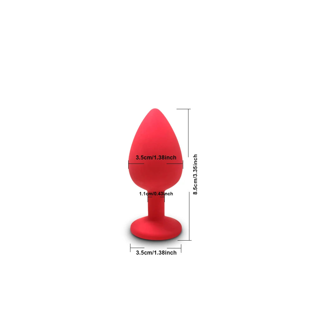 Soft Silicone Anal Butt Plug Men Prostate Massager Adult Gay Products Ass Stuffed Anal Trainer Unisex Sex Toys for Couples Adult EROCIT