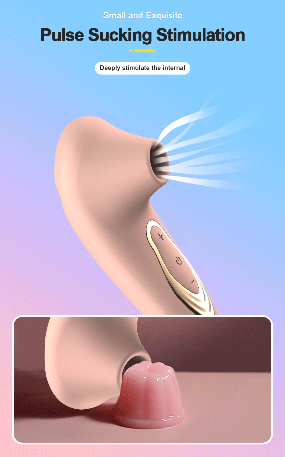 Powerful Sucker Vibrator for Female Clitoris Vagina Sucking Clit Nipple Oral Vacuum Stimulator Massager for Women Adults Sex Toy EROCIT