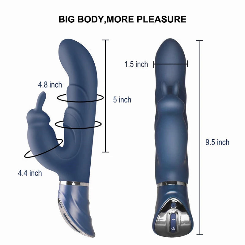 Rabbit Vibrator 10 Vibratory Mode Sexy Toys G-spot Female Dildo Vaginal Clitoris Double Vibrator AV Stick Sexual Adult Products EROCIT